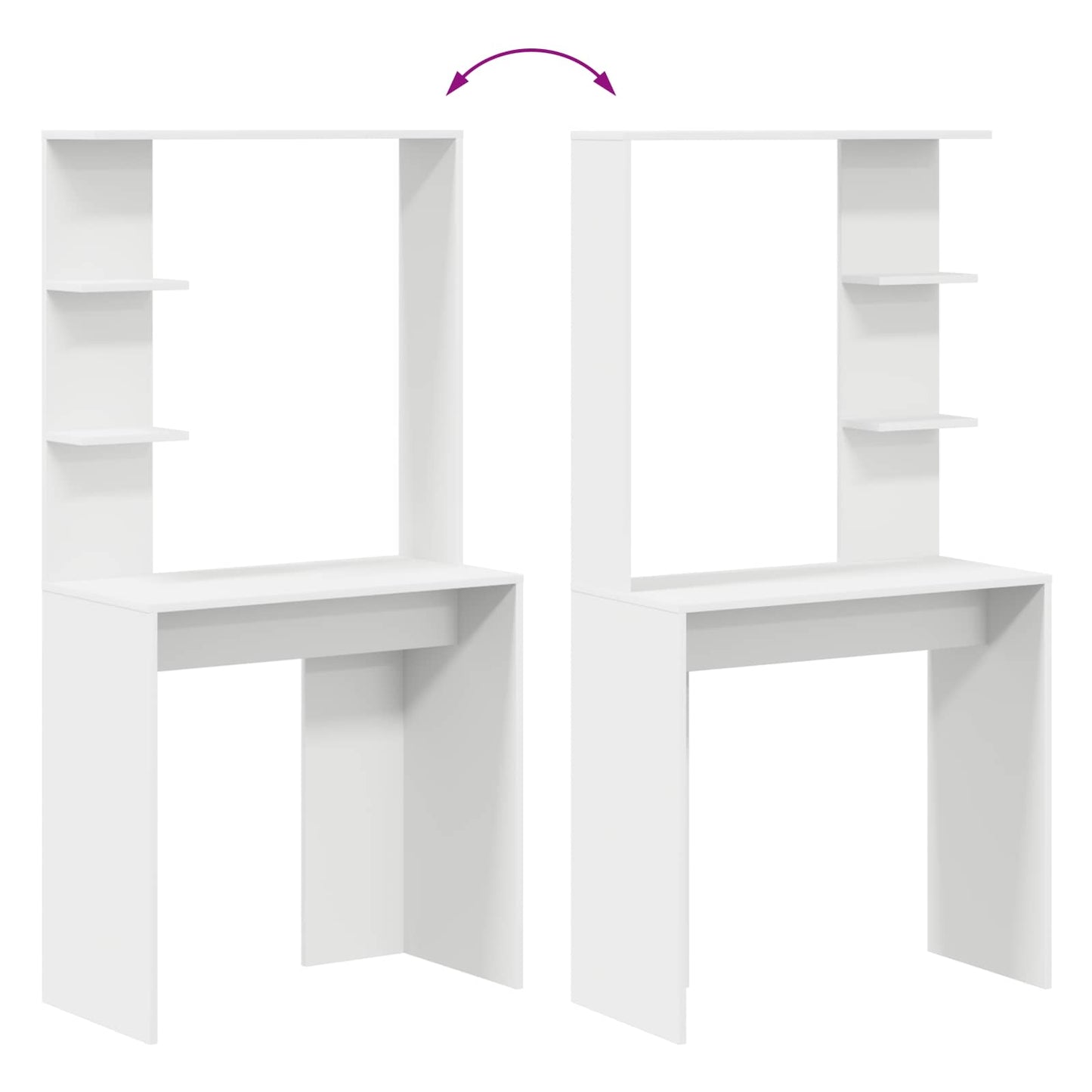 Schreibtisch Weiß Holzwerkstoff 78,5 x 37 x 154,5 cm