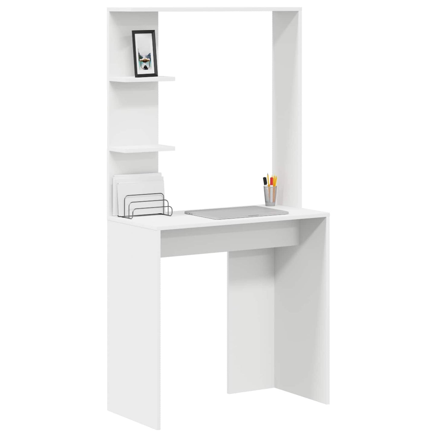 Schreibtisch Weiß Holzwerkstoff 78,5 x 37 x 154,5 cm