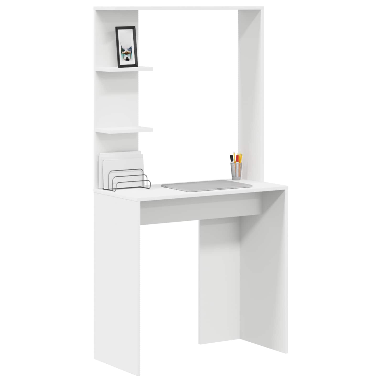 Schreibtisch Weiß Holzwerkstoff 78,5 x 37 x 154,5 cm