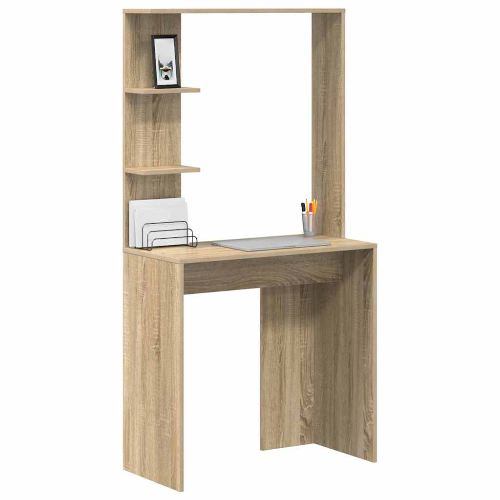 Schreibtisch Sonoma-Eiche Holzwerkstoff 78,5 x 37 x 154,5 cm