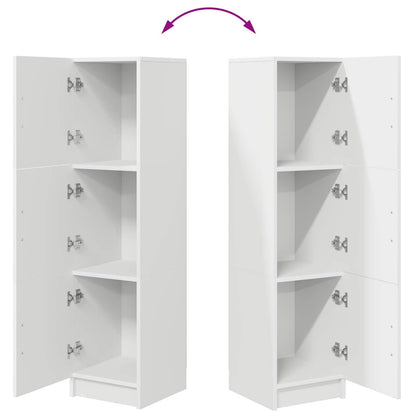 Highboard Weiß 31,5 x 32 x 122,5 cm