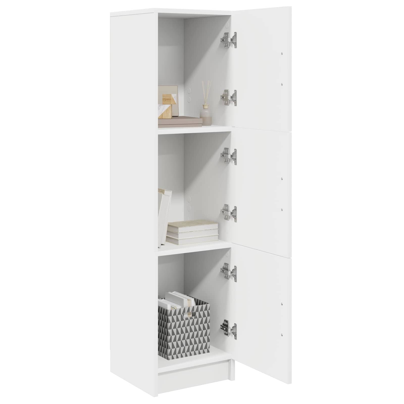 Highboard Weiß 31,5 x 32 x 122,5 cm