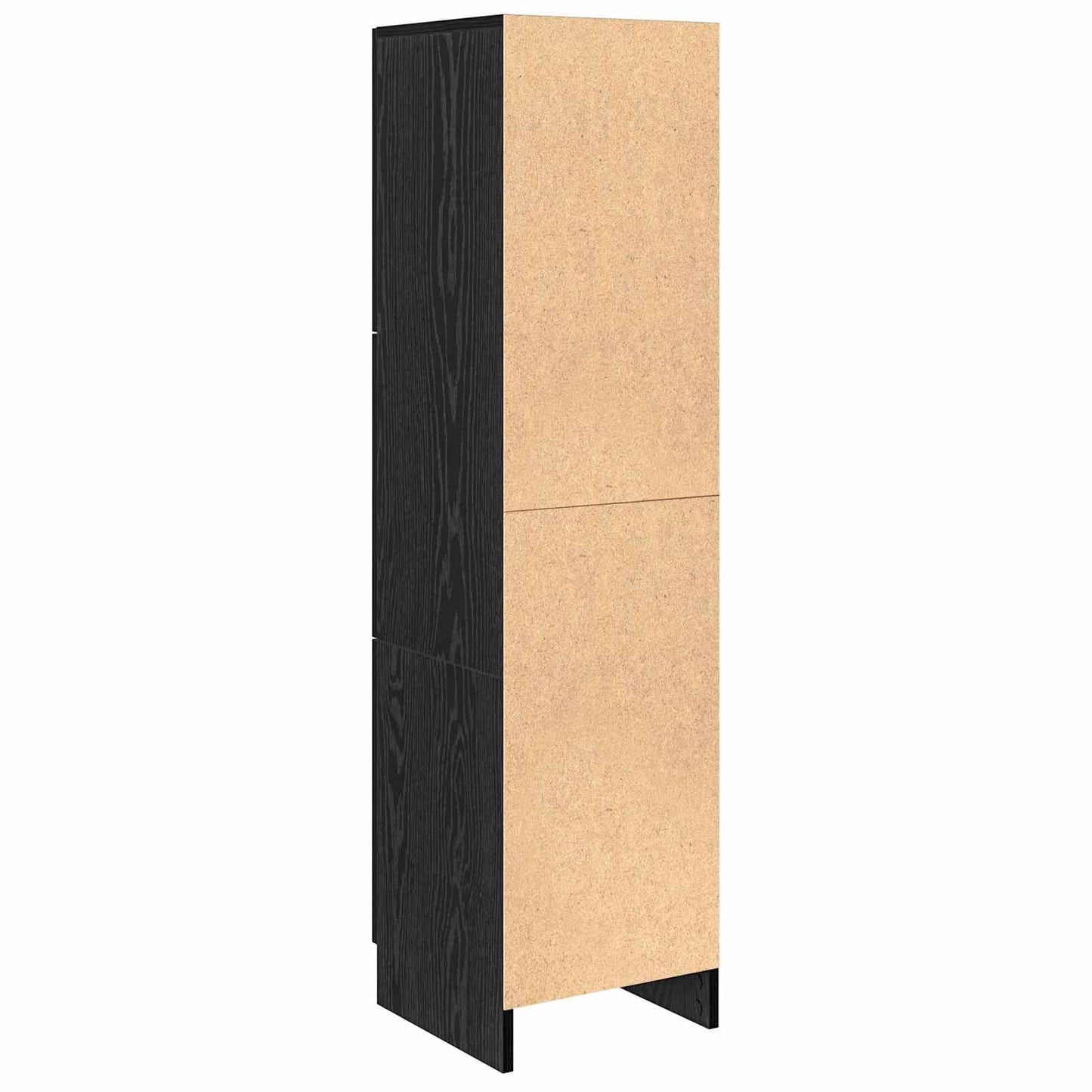 Highboard Schwarz Eichen-Optik 31,5 x 32 x 122,5 cm
