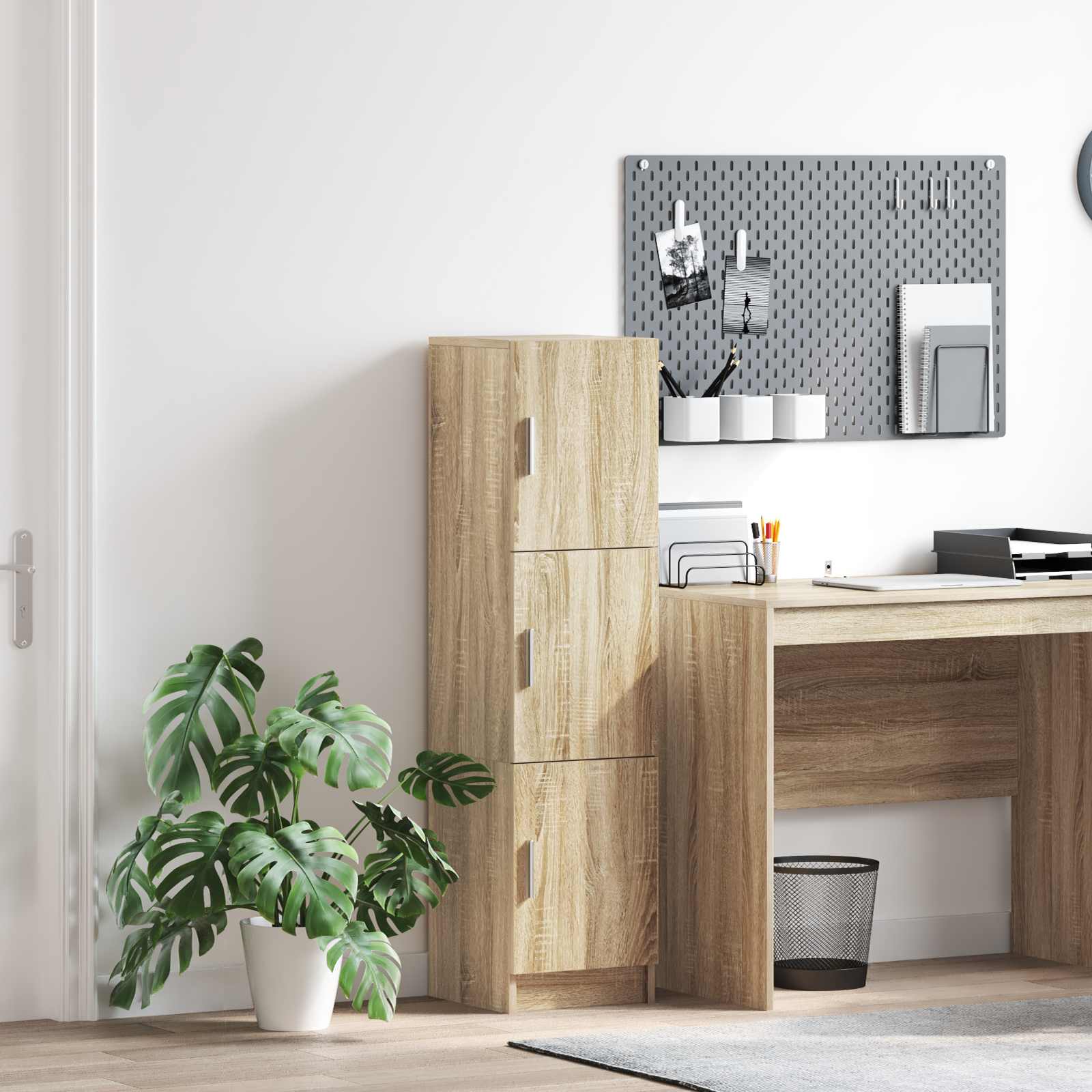 Highboard Sonoma-Eiche 31,5 x 32 x 122,5 cm