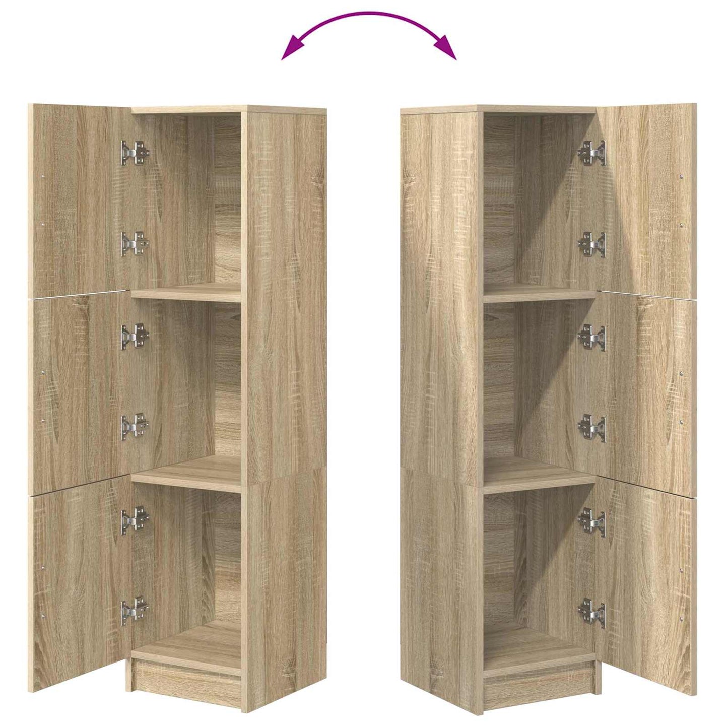 Highboard Sonoma-Eiche 31,5 x 32 x 122,5 cm
