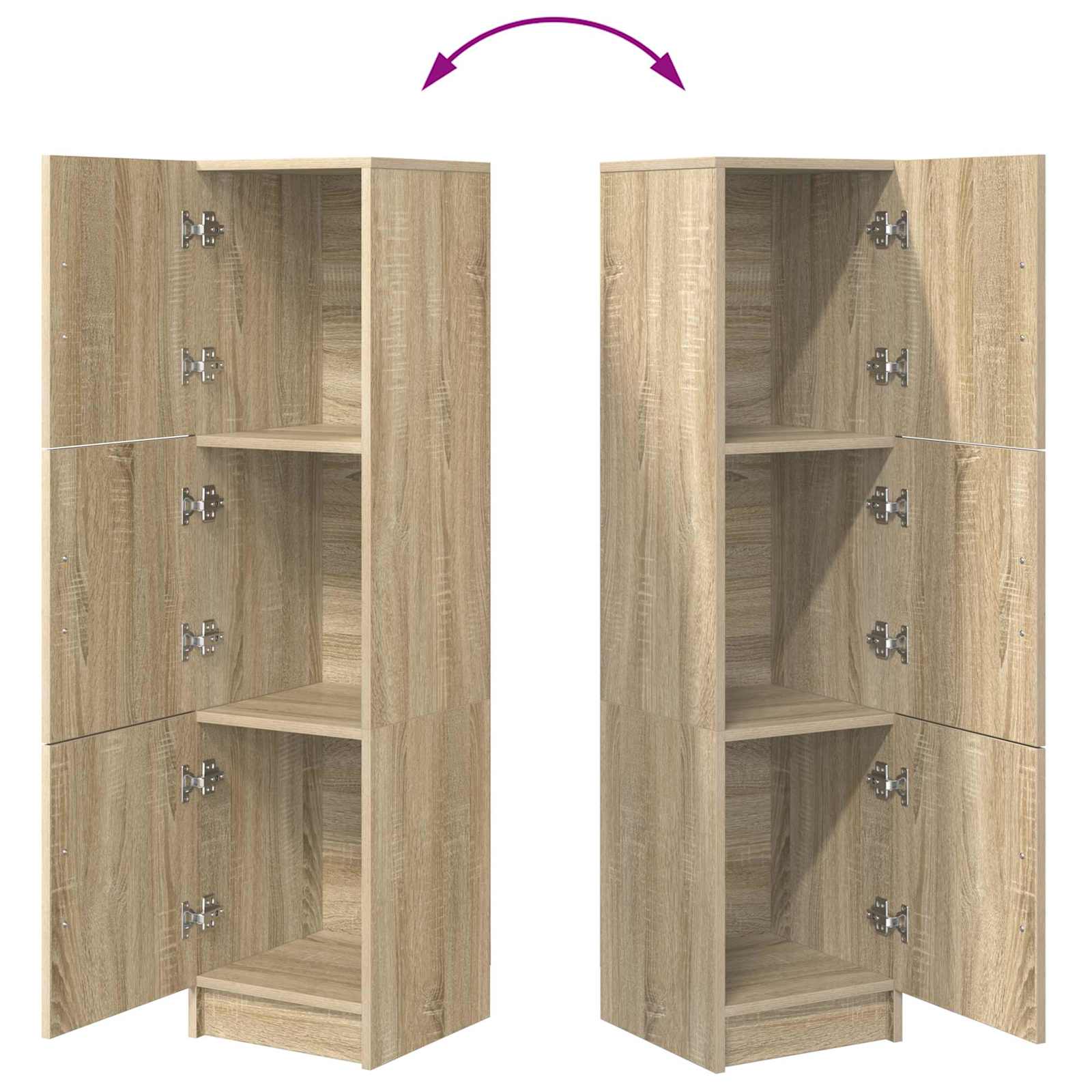 Highboard Sonoma-Eiche 31,5 x 32 x 122,5 cm