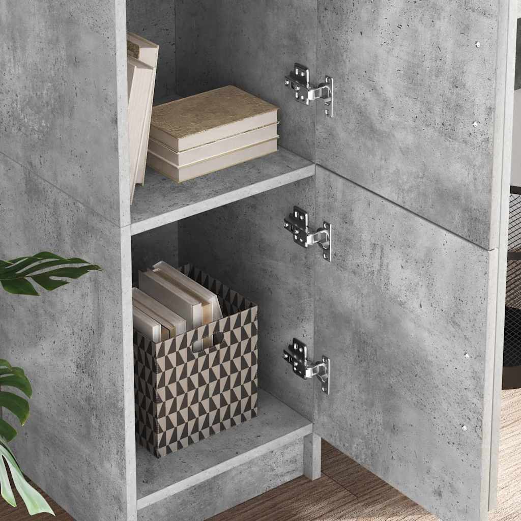 Highboard Beton Grau 31,5 x 32 x 122,5 cm
