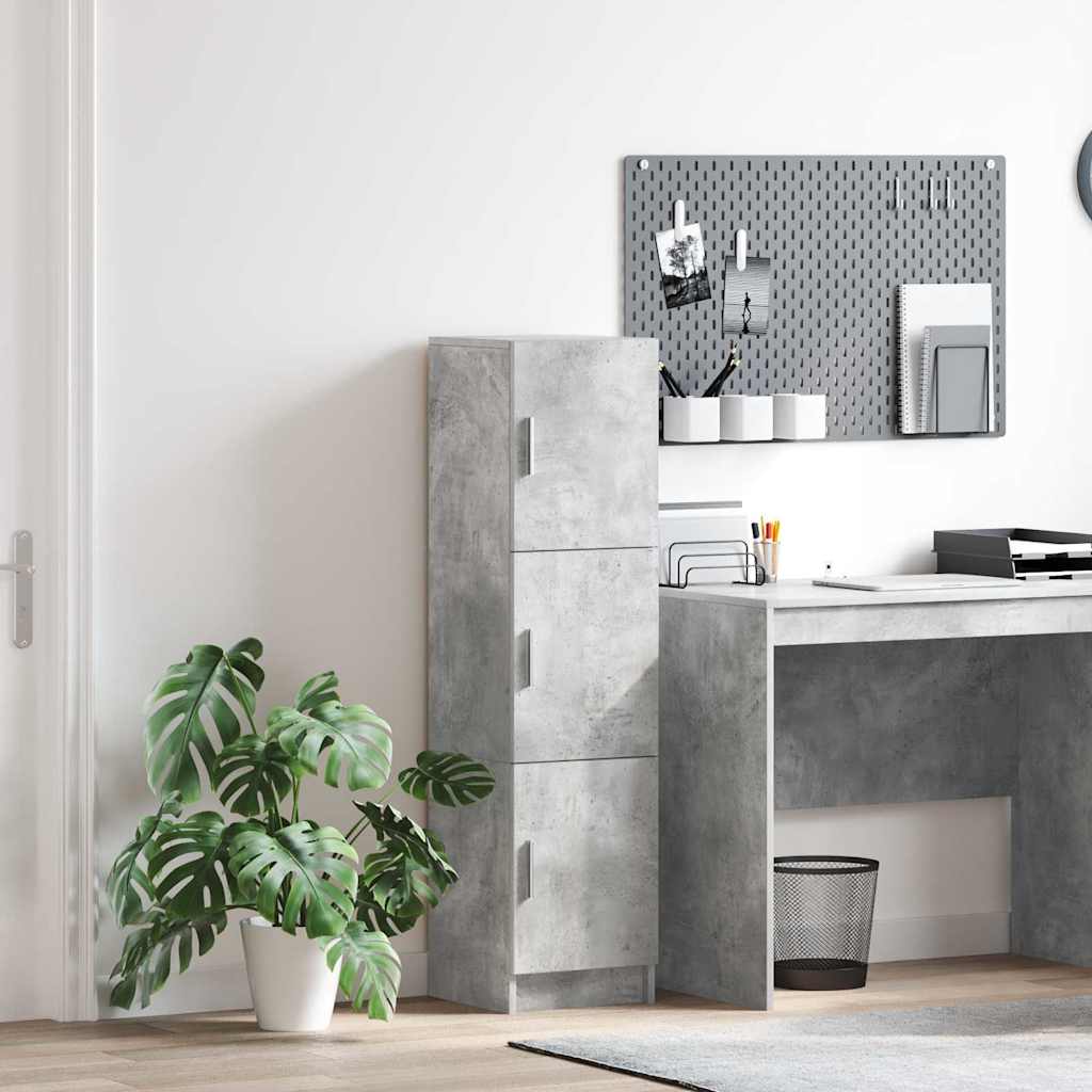 Highboard Beton Grau 31,5 x 32 x 122,5 cm