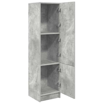 Highboard Beton Grau 31,5 x 32 x 122,5 cm