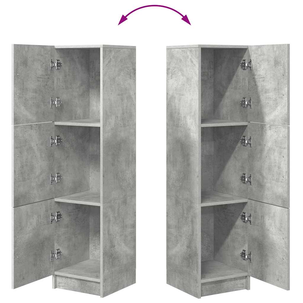 Highboard Beton Grau 31,5 x 32 x 122,5 cm