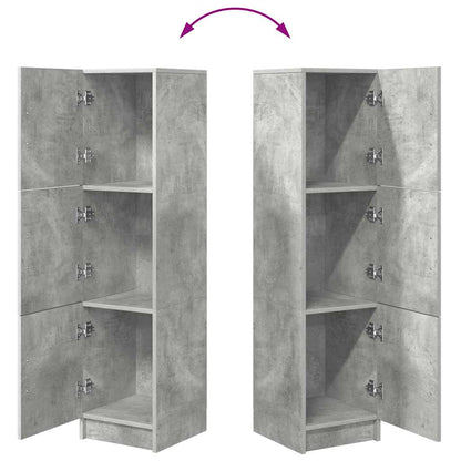 Highboard Beton Grau 31,5 x 32 x 122,5 cm