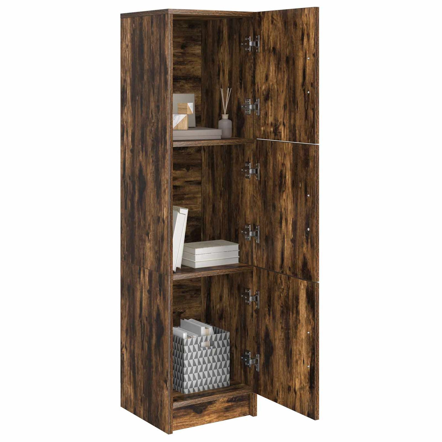 Highboard Geräucherte Eiche 31,5 x 32 x 122,5 cm