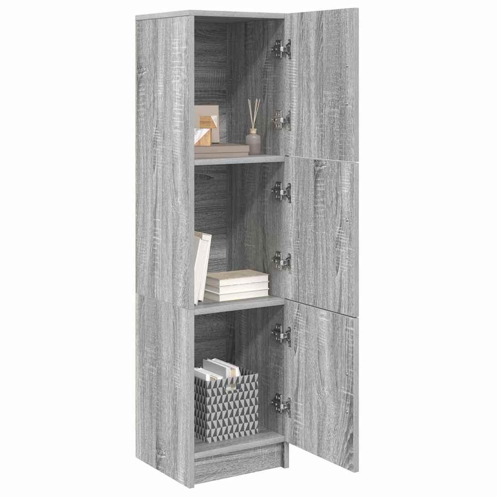 Highboard Graues Sonoma 31,5 x 32 x 122,5 cm