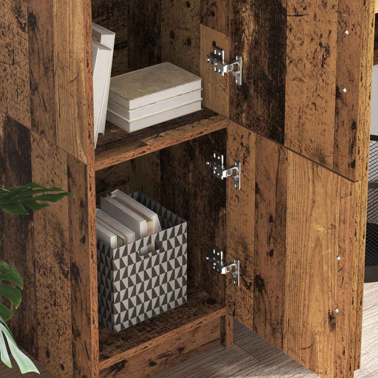 Highboard Altholz 31,5 x 32 x 122,5 cm