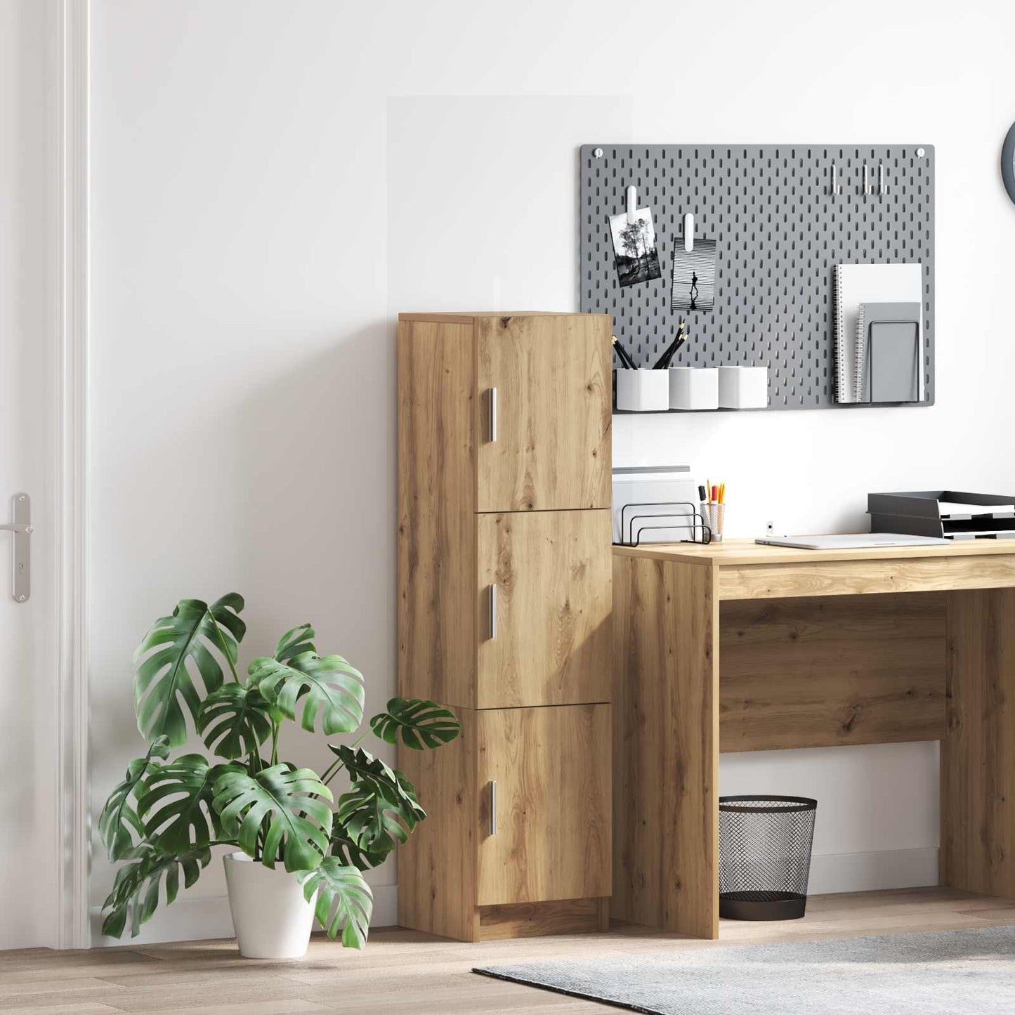 Highboard Artisan-Eiche 31,5 x 32 x 122,5 cm