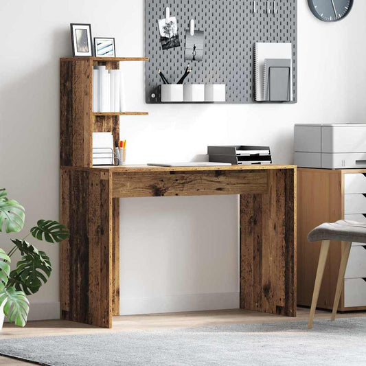 Bureau en vieux bois Bois ancien Bois Moyen Minimaliste