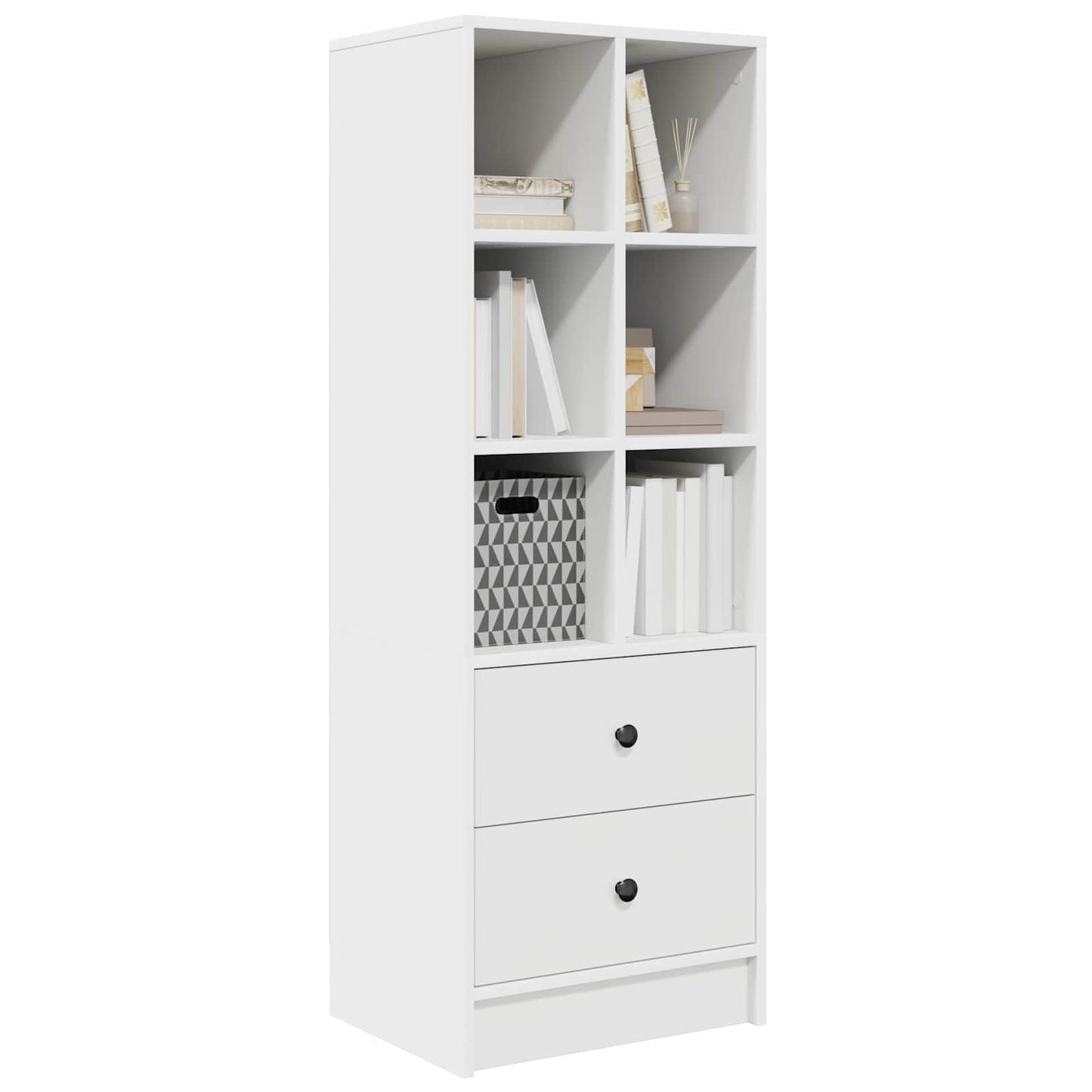 Highboard Weiß 45,5 x 34 x 127 cm