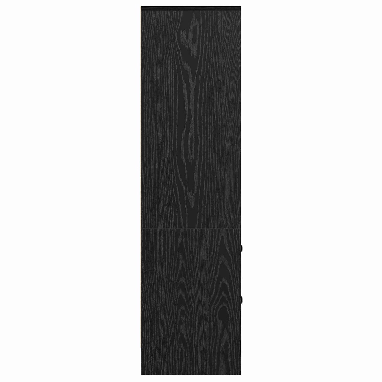 Highboard Schwarz Eichen-Optik 45,5 x 34 x 127 cm