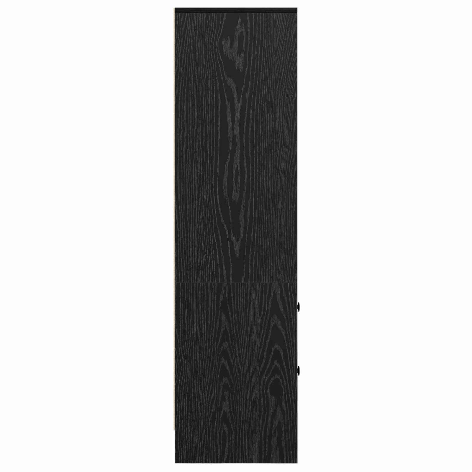 Highboard Schwarz Eichen-Optik 45,5 x 34 x 127 cm