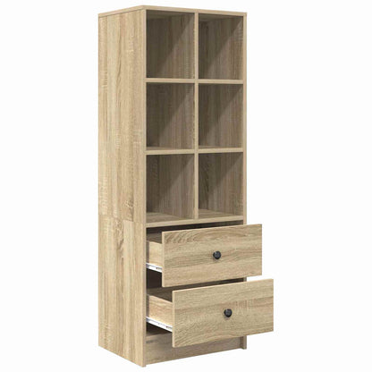 Highboard mit Schubladen Sonoma-Eiche 45,5 x 34 x 127 cm