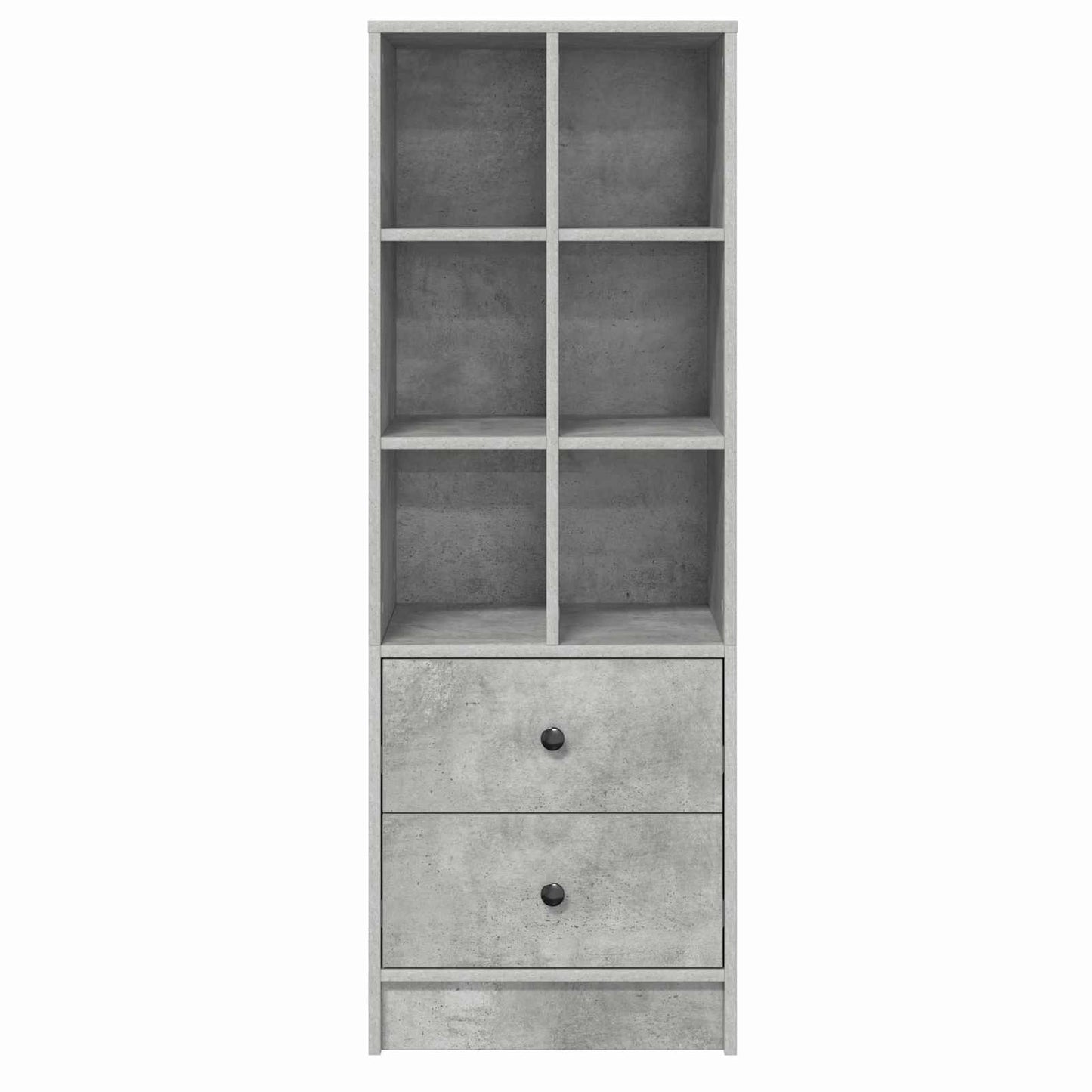 Highboard mit Schubladen Beton Grau 45,5 x 34 x 127 cm