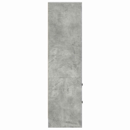 Highboard mit Schubladen Beton Grau 45,5 x 34 x 127 cm