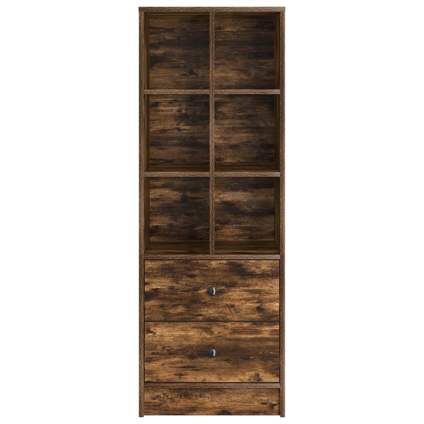 Highboard mit Schubladen Geräucherte Eiche 45,5 x 34 x 127 cm