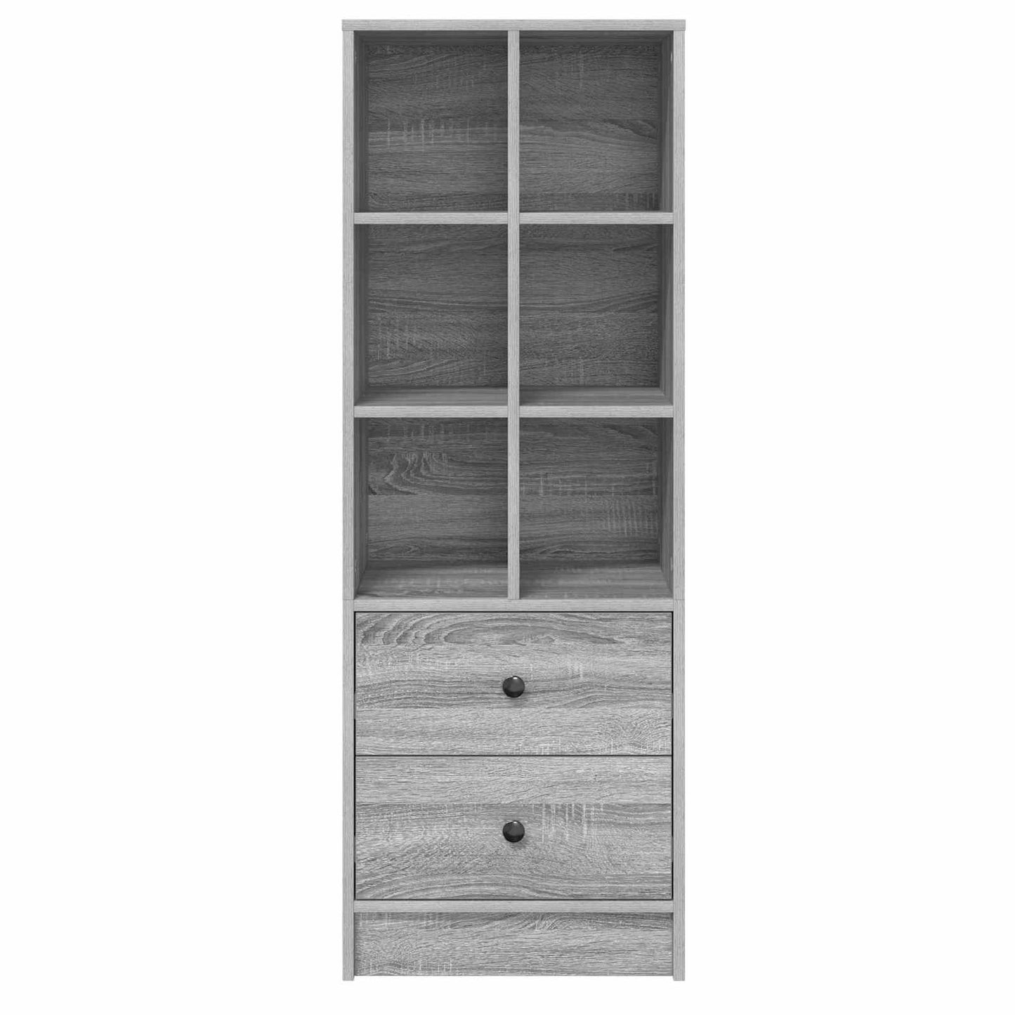 Highboard mit Schubladen Graues Sonoma 45,5 x 34 x 127 cm