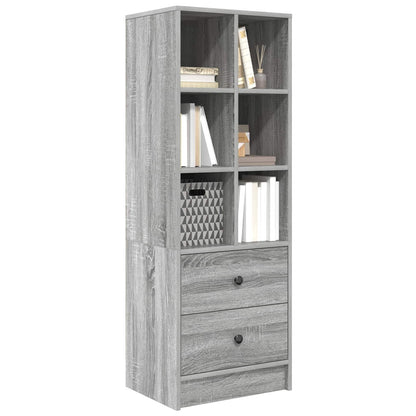 Highboard mit Schubladen Graues Sonoma 45,5 x 34 x 127 cm