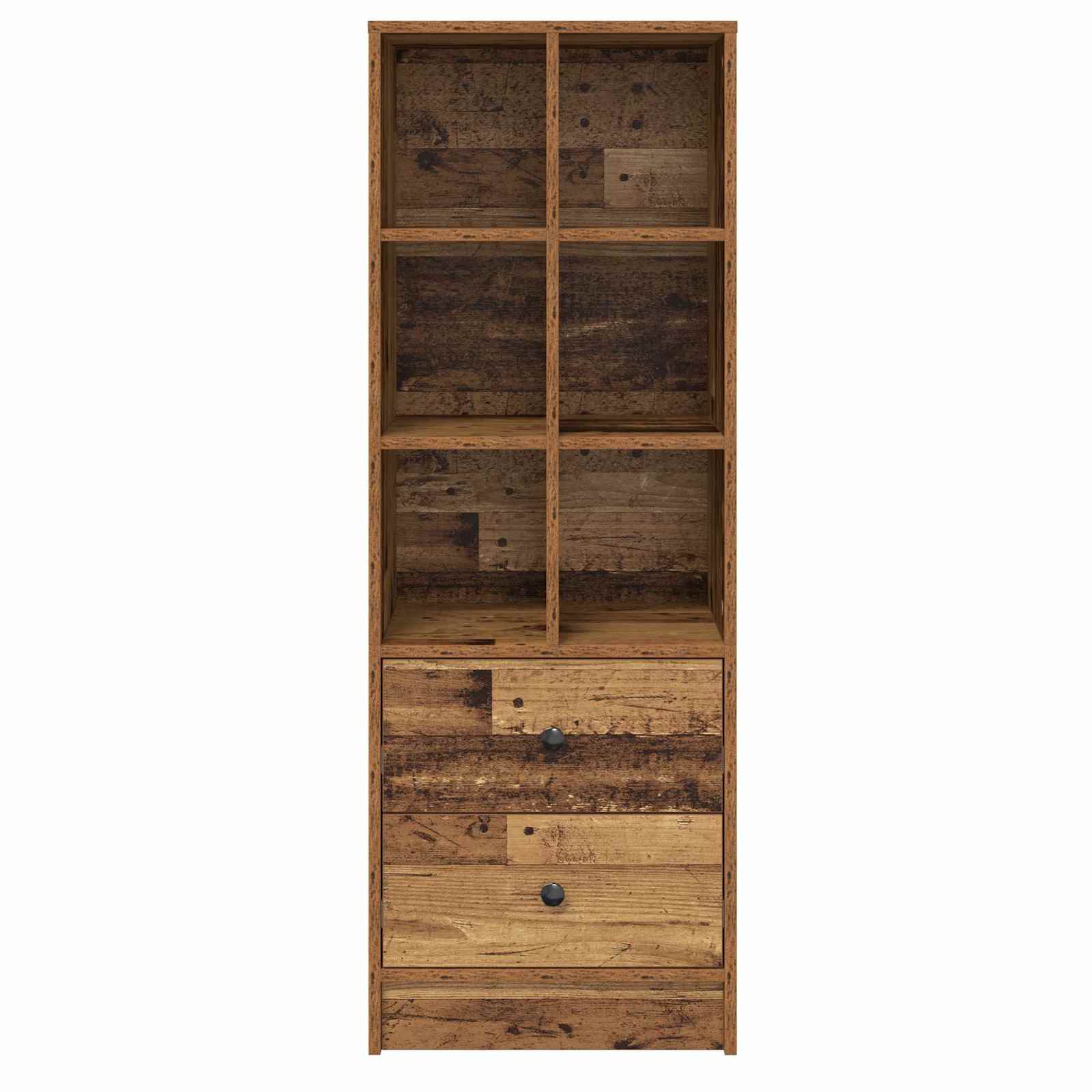 Highboard mit Schubladen Altholz 45,5 x 34 x 127 cm