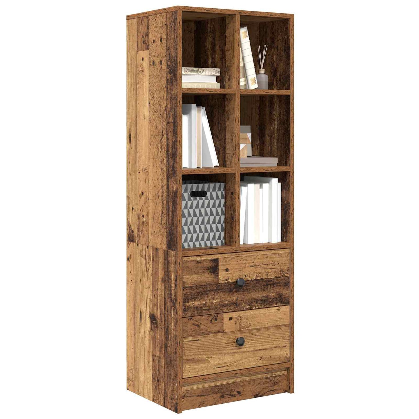 Highboard mit Schubladen Altholz 45,5 x 34 x 127 cm