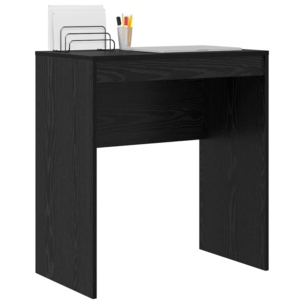 Schreibtisch Schwarz Eichen-Optik 70 x 40 x 76 cm