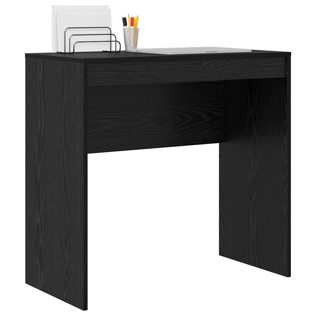 Schreibtisch Schwarz Eichen-Optik 80 x 40 x 76 cm