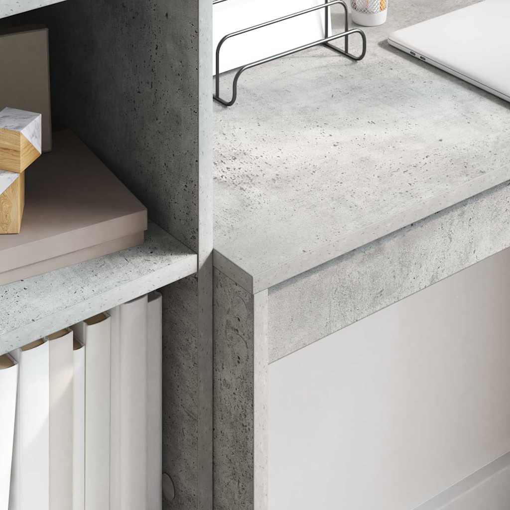 Schreibtisch Beton Grau 90 x 40 x 76 cm