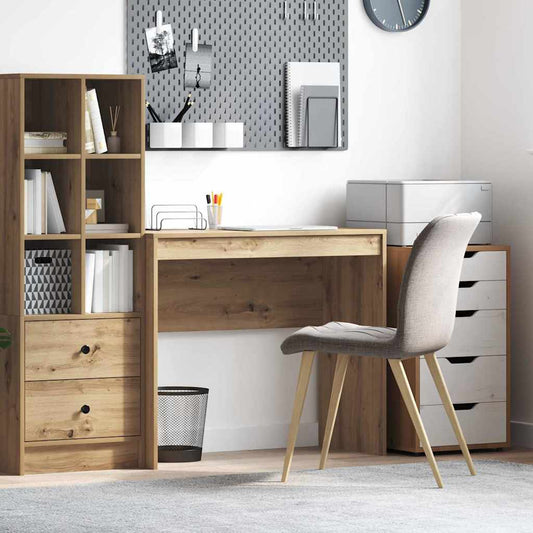 Schreibtisch Eiche handwerklich 90 x 40 x 76 cm Holzwerkstoff