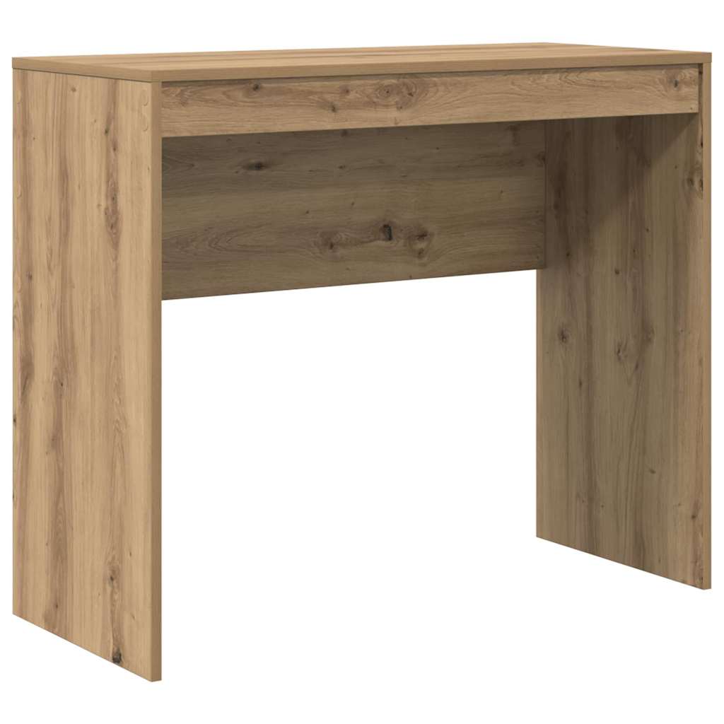 Schreibtisch Eiche handwerklich 90 x 40 x 76 cm Holzwerkstoff