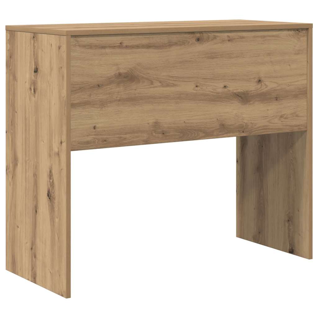Schreibtisch Eiche handwerklich 90 x 40 x 76 cm Holzwerkstoff