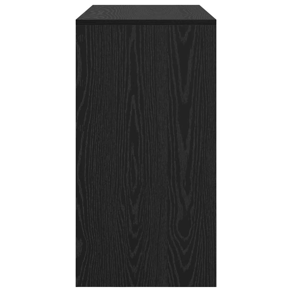 Schreibtisch Schwarz Eichen-Optik 100 x 40 x 76 cm
