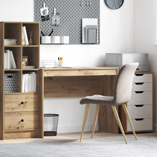 Schreibtisch Eiche handwerklich 100 x 40 x 76 cm Holzwerkstoff