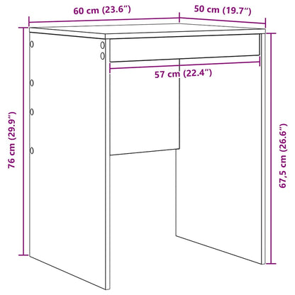 Schreibtisch Weiß 60 x 50 x 76 cm