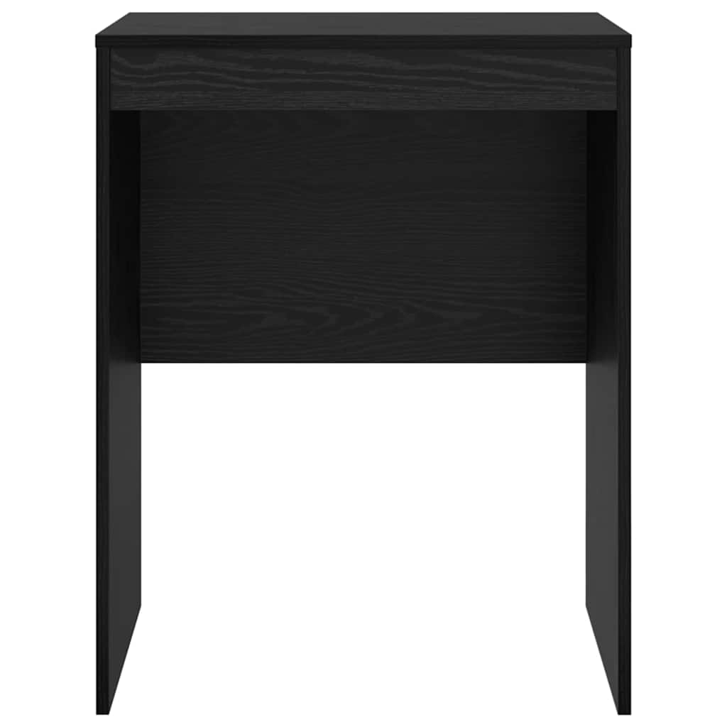 Schreibtisch Schwarz Eichen-Optik 60 x 50 x 76 cm