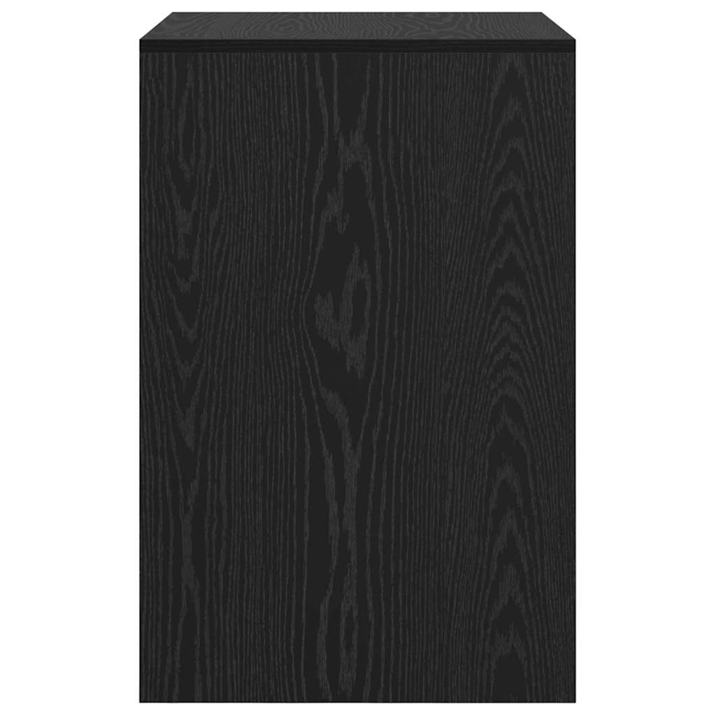 Schreibtisch Schwarz Eichen-Optik 60 x 50 x 76 cm