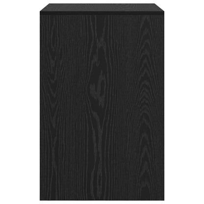 Schreibtisch Schwarz Eichen-Optik 60 x 50 x 76 cm