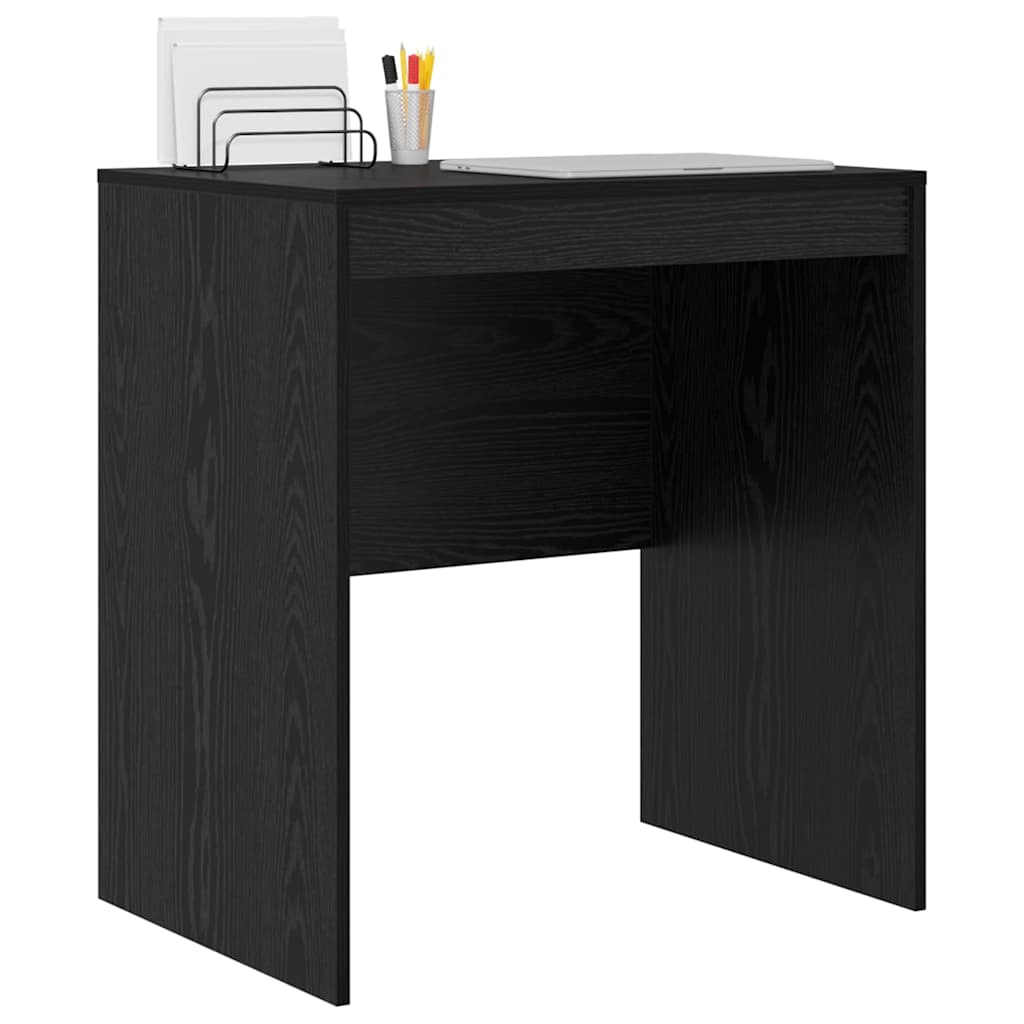 Schreibtisch Schwarz Eichen-Optik 70 x 50 x 76 cm