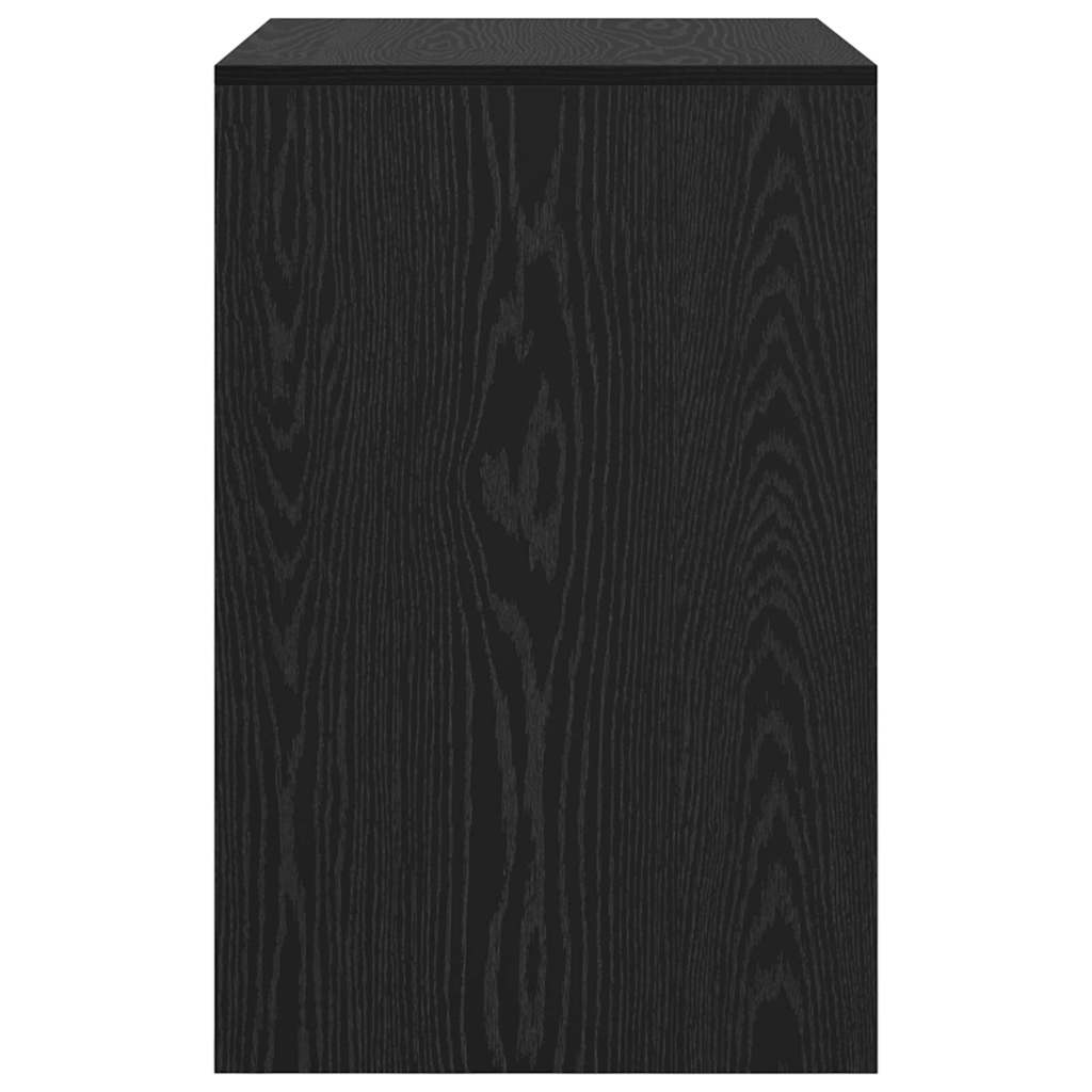Schreibtisch Schwarz Eichen-Optik 70 x 50 x 76 cm