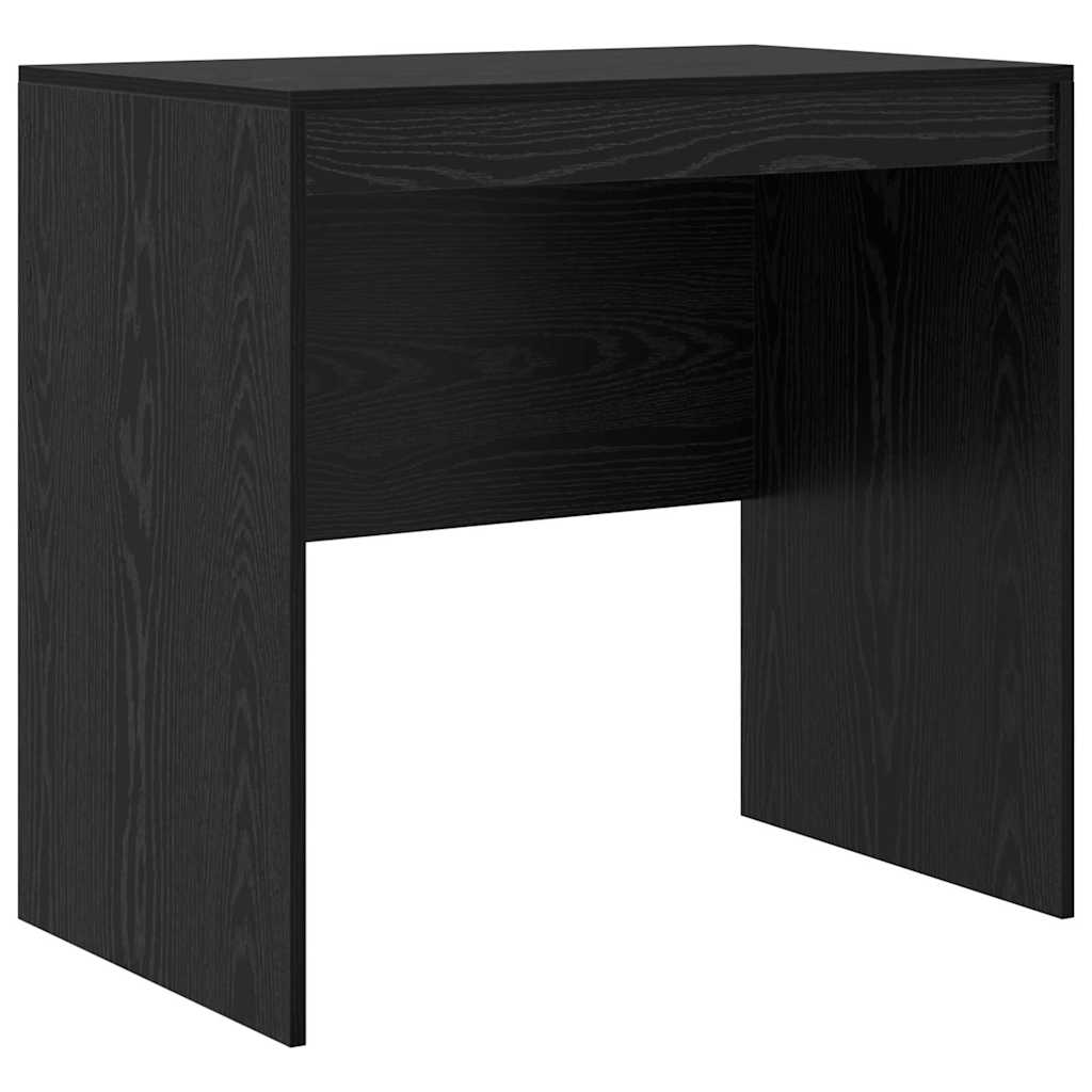 Schreibtisch Schwarz Eichen-Optik 80 x 50 x 76 cm