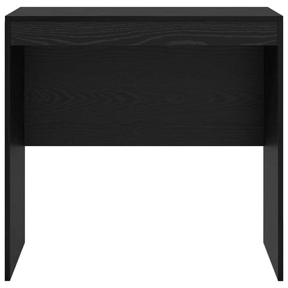Schreibtisch Schwarz Eichen-Optik 80 x 50 x 76 cm