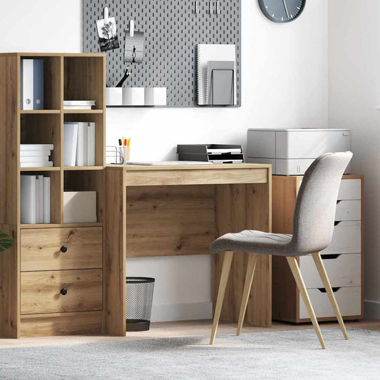 Schreibtisch Eiche handwerklich 80 x 50 x 76 cm Holzwerkstoff
