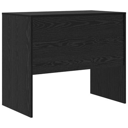 Schreibtisch Schwarz Eichen-Optik 90 x 50 x 76 cm