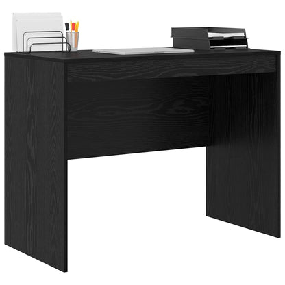 Schreibtisch Schwarz Eichen-Optik 100 x 50 x 76 cm